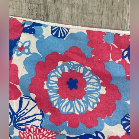 Lilly Pulitzer Pink & Blue Floral Skort Size 6 - Picture 4 of 9
